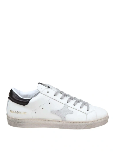 Ama Leather Trainers In White