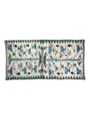 Ama Pure Navajo Fringed Scarf In Blue