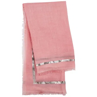 Ama Pure Righino Pink Cashmere Scarf