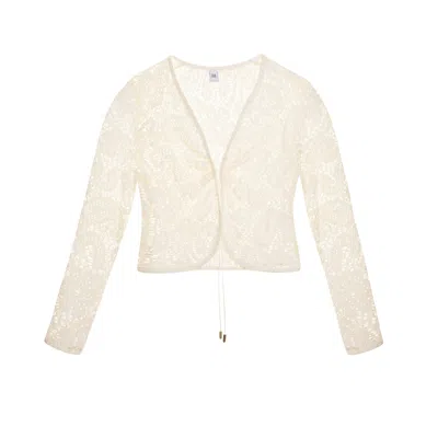 Ama The Label Women's Neutrals Lam Cardigan