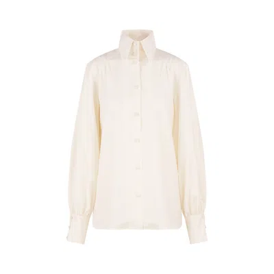 Ama The Label Women's White Ibaye Shirt
