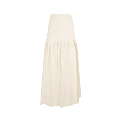 Ama The Label Women's White Mendive Skirt