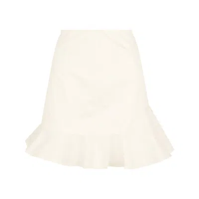 Ama The Label Women's White Nsusu Miniskirt