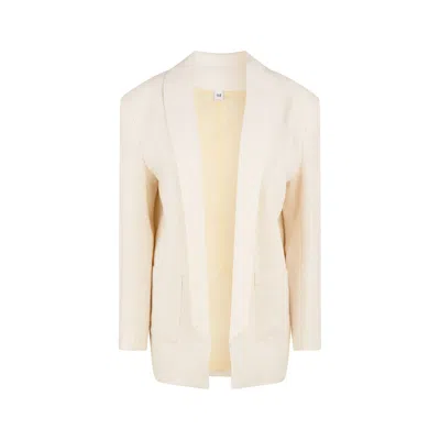 Ama The Label Women's White Opus Milk Blazer In Neutral