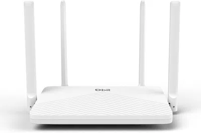 Amadell Ac1200 Wifi Router 2.4ghz +5ghz Dual Band Mu-mimo Wireless Internet Router With 4 Gigabit Ethernet P In White