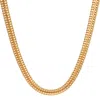 Amadeus Women's Anna Snake Link Gold Chain Necklace In Gold