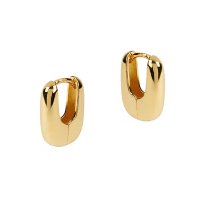 Amadeus Women's Bella Mini Geometric Gold Earrings