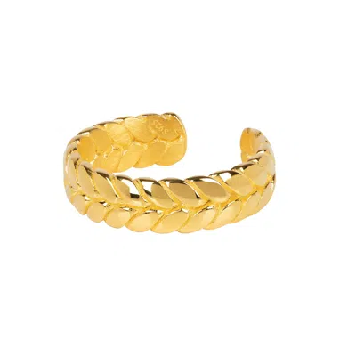 Amadeus Women's Cesar Gold Ring  - Size Adjustable