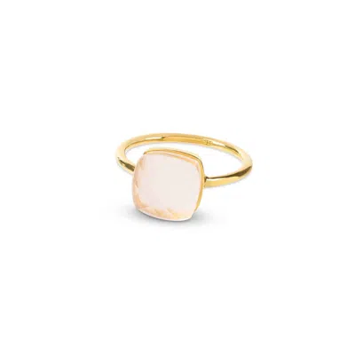 Amadeus Women's Pink / Purple Sophia Rose Quartz Ring
