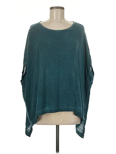 Pre-owned Amadi 3/4 Sleeve T-shirt In Blue