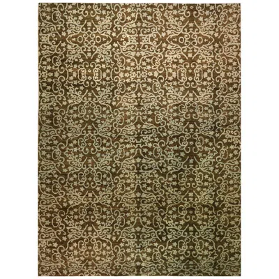Pre-owned Amadi Afghan Brown Transitional Rug