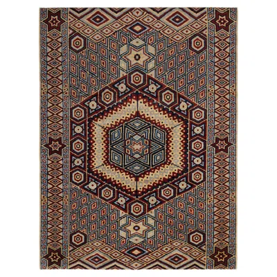 Pre-owned Amadi Afghan Red Traditional Rug