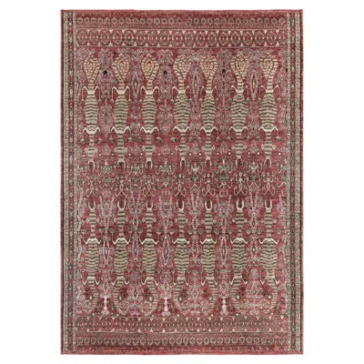 Pre-owned Amadi Afghan Red Tribal Rug