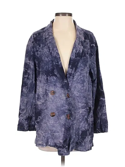 Pre-owned Amadi Blazer Jacket In Purple
