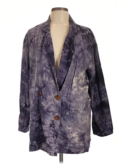 Pre-owned Amadi Blazer Jacket In Purple