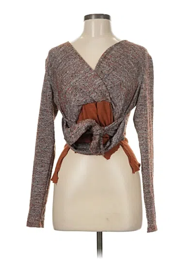 Pre-owned Amadi Cardigan Sweater In Brown
