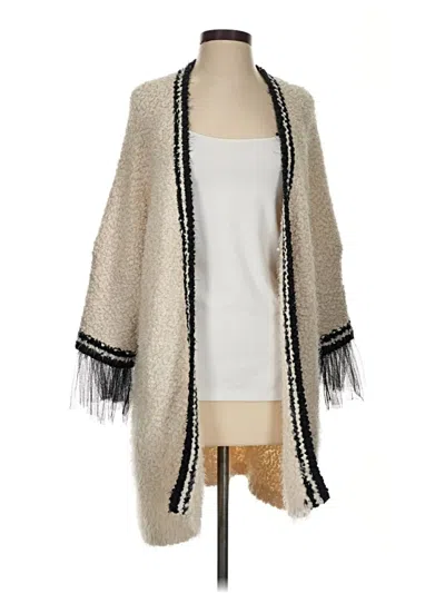 Pre-owned Amadi Cardigan Sweater In Tan