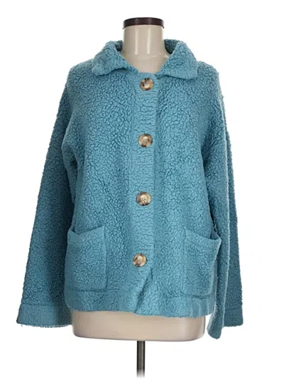 Pre-owned Amadi Cardigan Sweater In Teal