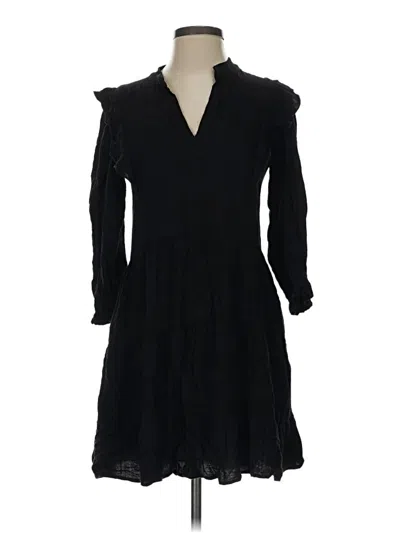 Pre-owned Amadi Casual Dress In Black