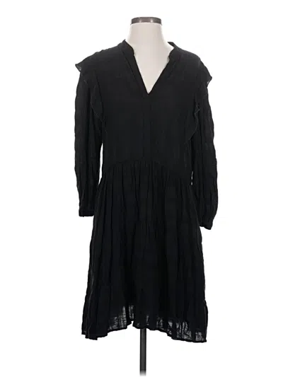 Pre-owned Amadi Casual Dress In Black