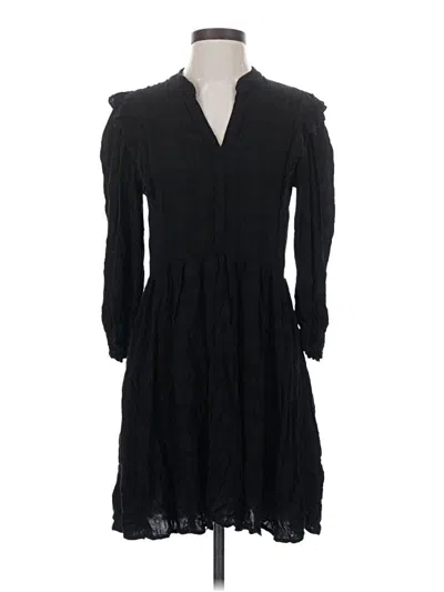 Pre-owned Amadi Casual Dress In Black