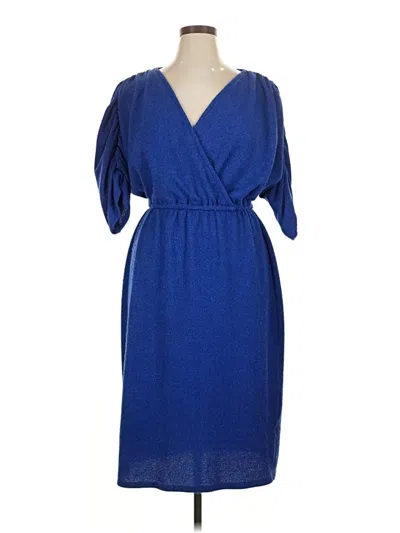 Pre-owned Amadi Casual Dress In Blue