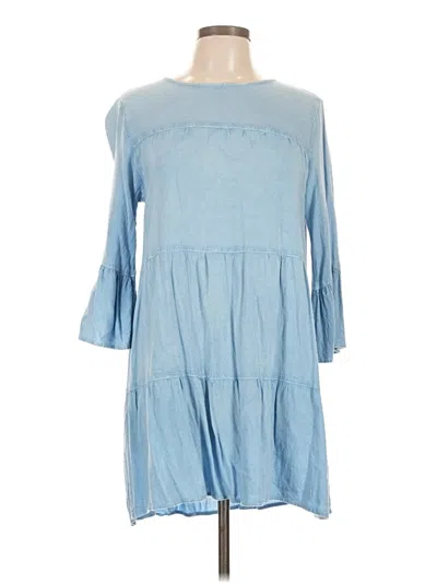 Pre-owned Amadi Casual Dress In Blue