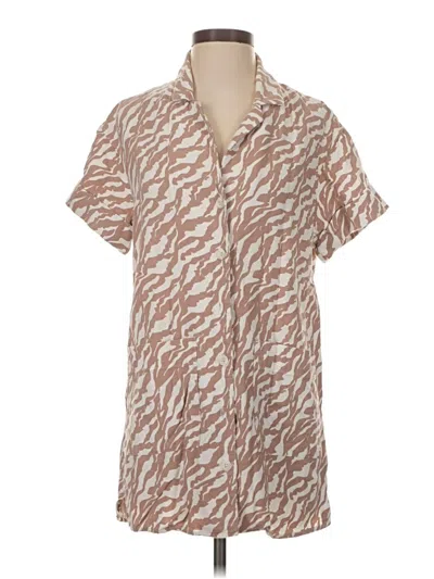 Pre-owned Amadi Casual Dress In Brown