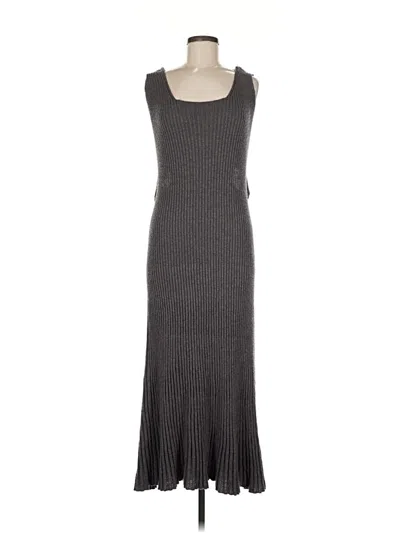 Pre-owned Amadi Casual Dress In Gray