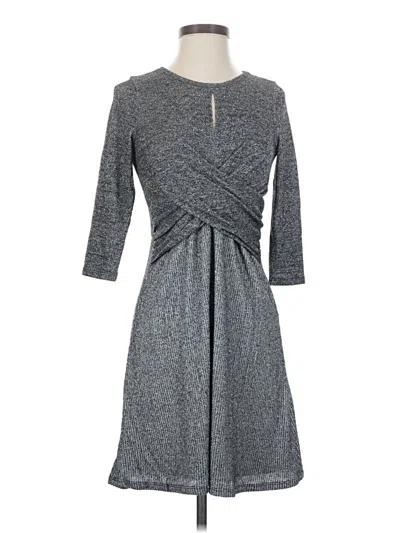 Pre-owned Amadi Casual Dress In Gray