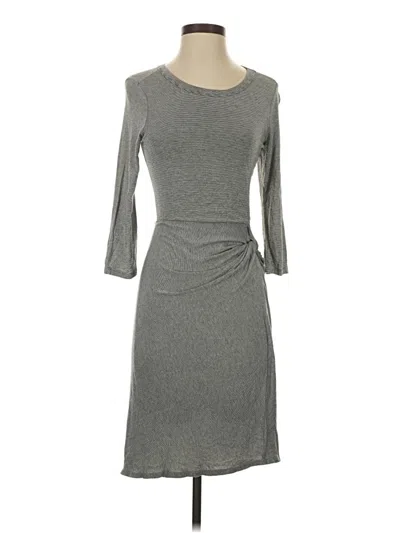 Pre-owned Amadi Casual Dress In Gray