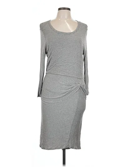 Pre-owned Amadi Casual Dress In Gray