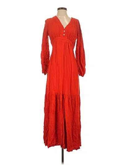 Pre-owned Amadi Casual Dress In Red