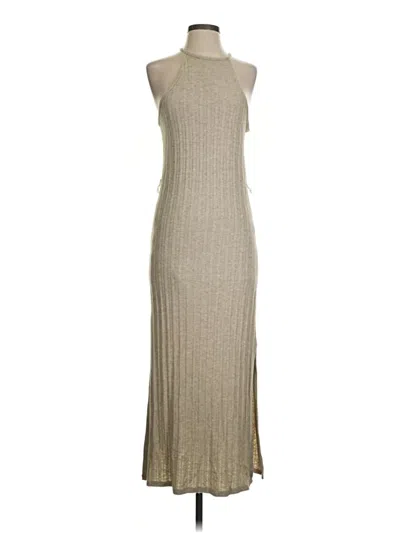 Pre-owned Amadi Casual Dress In Tan