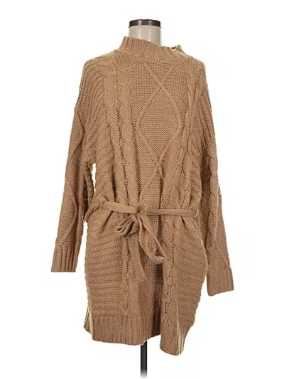 Pre-owned Amadi Casual Dress In Tan