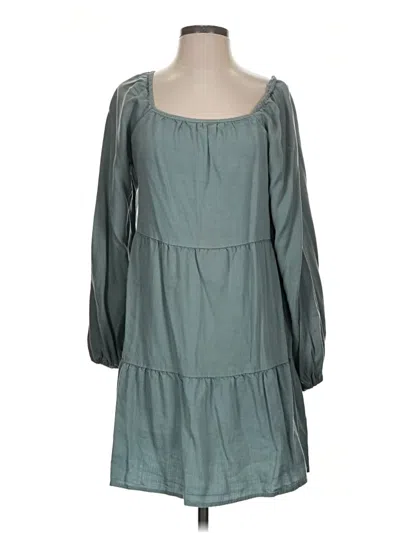 Pre-owned Amadi Casual Dress In Teal
