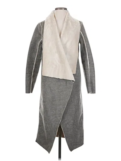 Pre-owned Amadi Coat In Gray