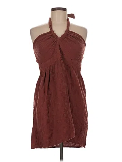 Pre-owned Amadi Cocktail Dress In Brown