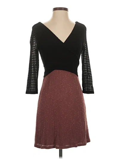 Pre-owned Amadi Cocktail Dress In Burgundy