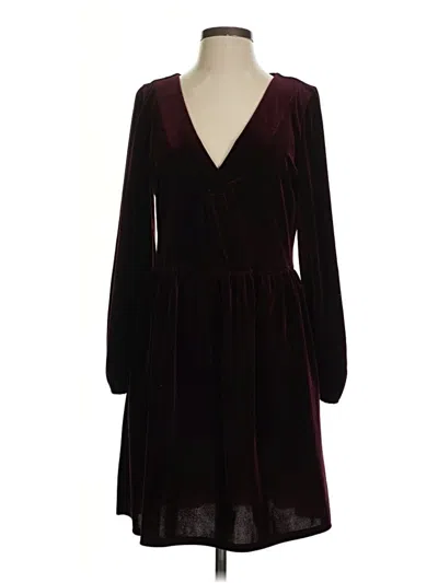 Pre-owned Amadi Cocktail Dress In Burgundy