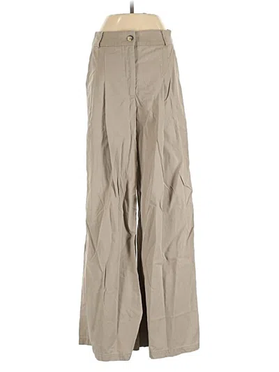 Pre-owned Amadi Khaki Pant In Brown