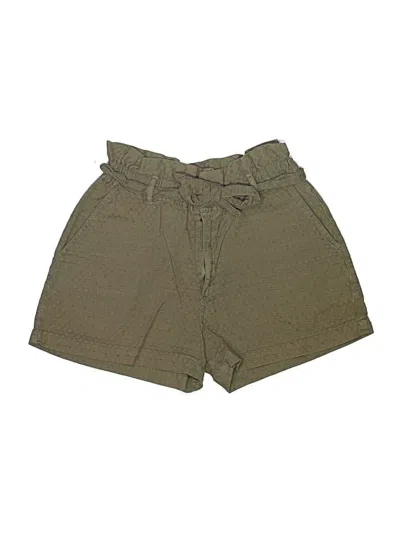 Pre-owned Amadi Khaki Shorts In Green