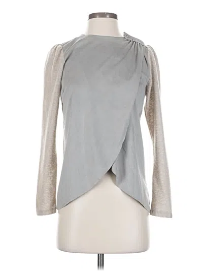 Pre-owned Amadi Long Sleeve Top Gray Turtleneck Tops