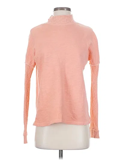 Pre-owned Amadi Long Sleeve Turtleneck In Pink