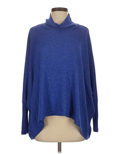 Pre-owned Amadi Poncho In Blue