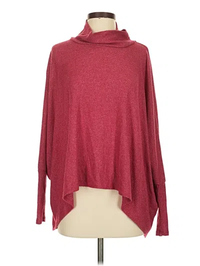 Pre-owned Amadi Poncho In Red