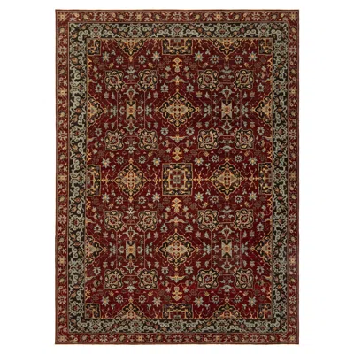 Pre-owned Amadi Red Traditional Afghan Rug