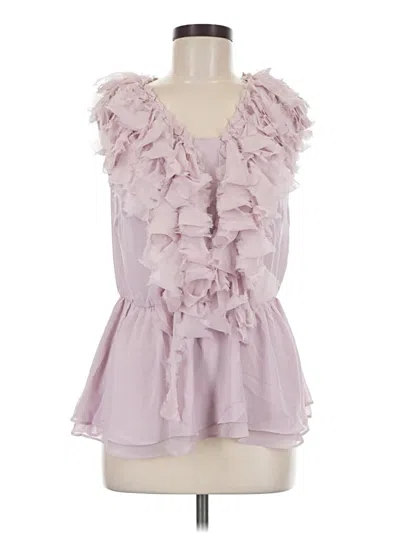 Pre-owned Amadi Sleeveless Blouse In Purple
