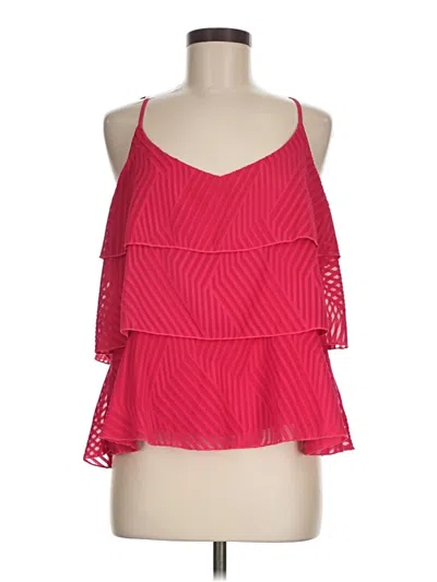 Pre-owned Amadi Sleeveless Blouse In Red