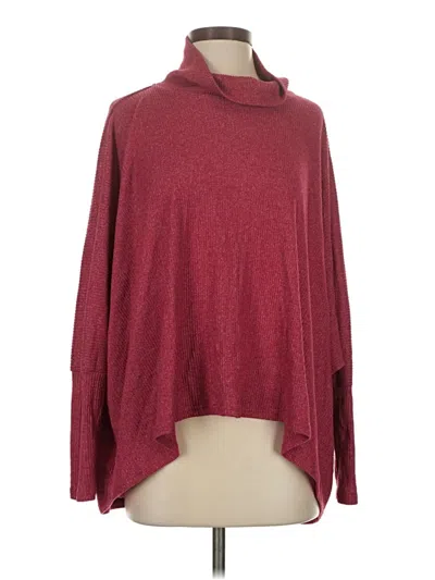 Pre-owned Amadi Turtleneck Sweater In Burgundy